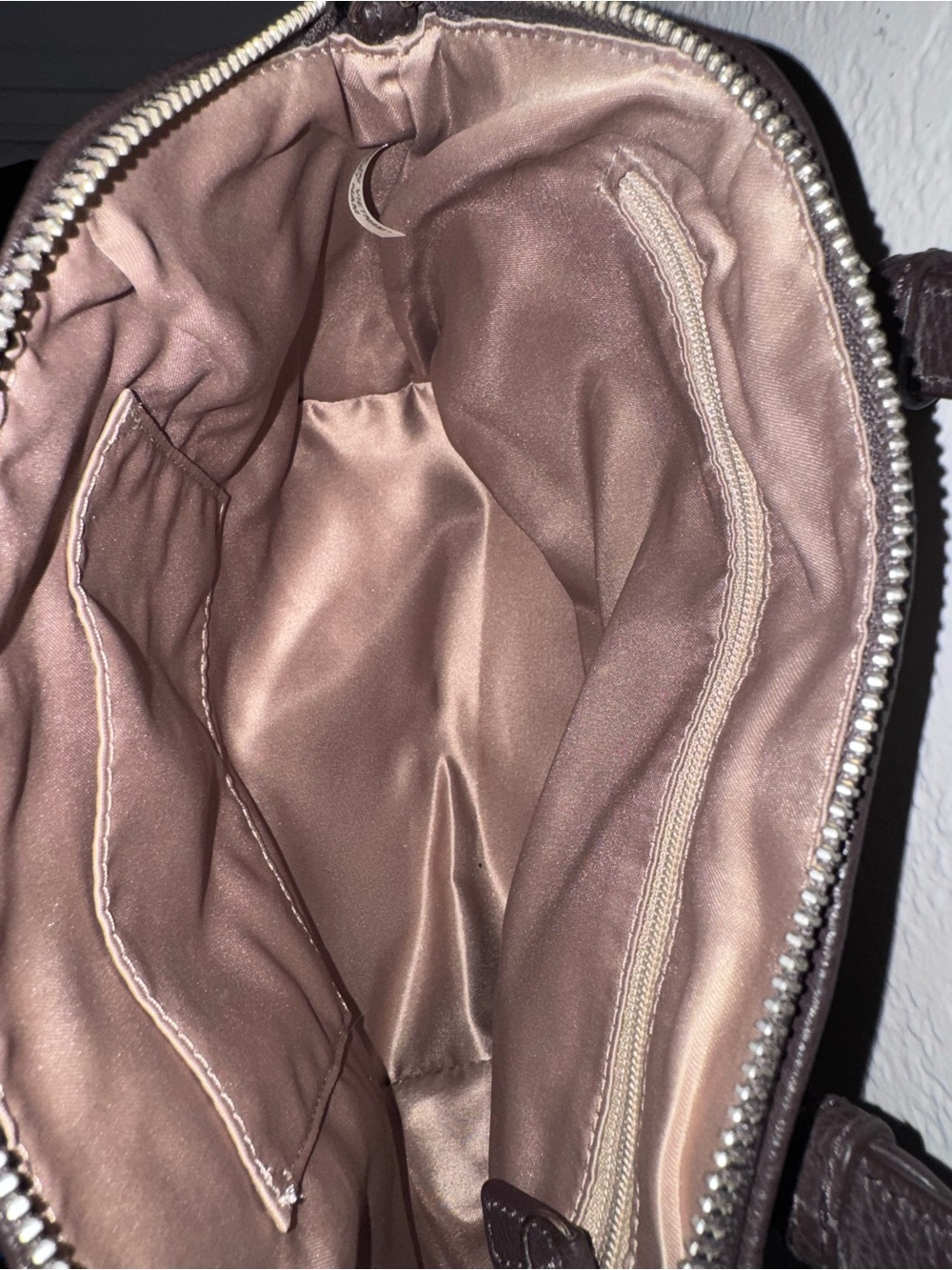 Coach Beige and Brown Signature Canvas Satchel w/dust bag. - Picture 9 of 10